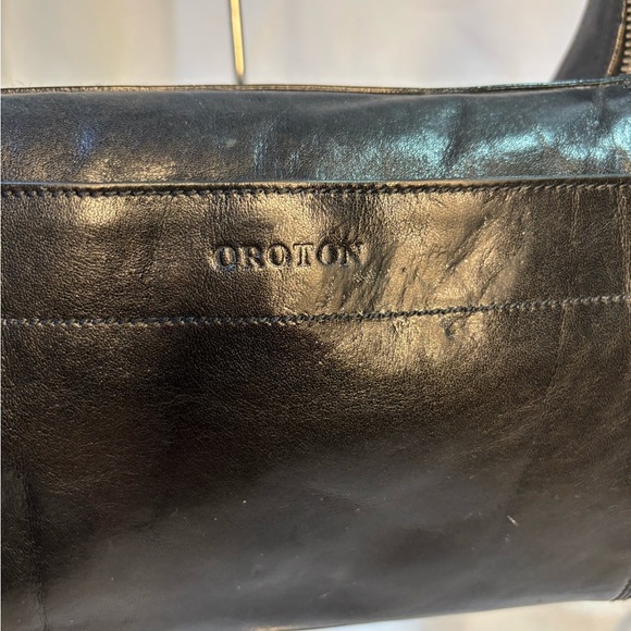 Vintage ORTON Women’s Leather Shoulder Satchel Bag - Picture 2 of 10